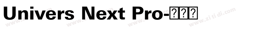 Univers Next Pro字体转换